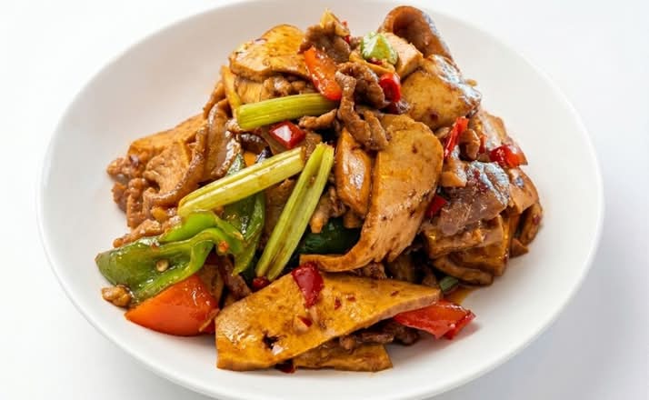 Stir-Fried Tofu With Pork 香干炒肉